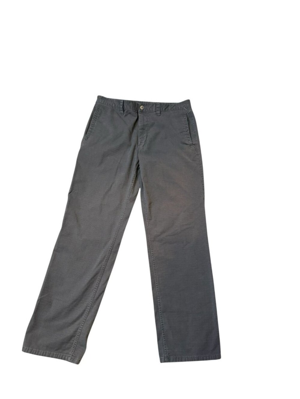North Face Mens Hommes Pants Size 34 Cotton Blend Gray Hiking Outdoor EUC